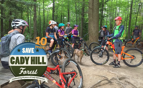 Social ride in Cady Hill Forest