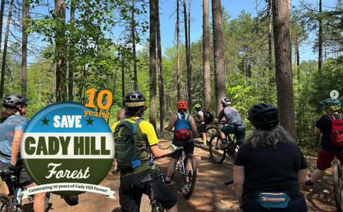 Pride Ride in Cady Hill Forest