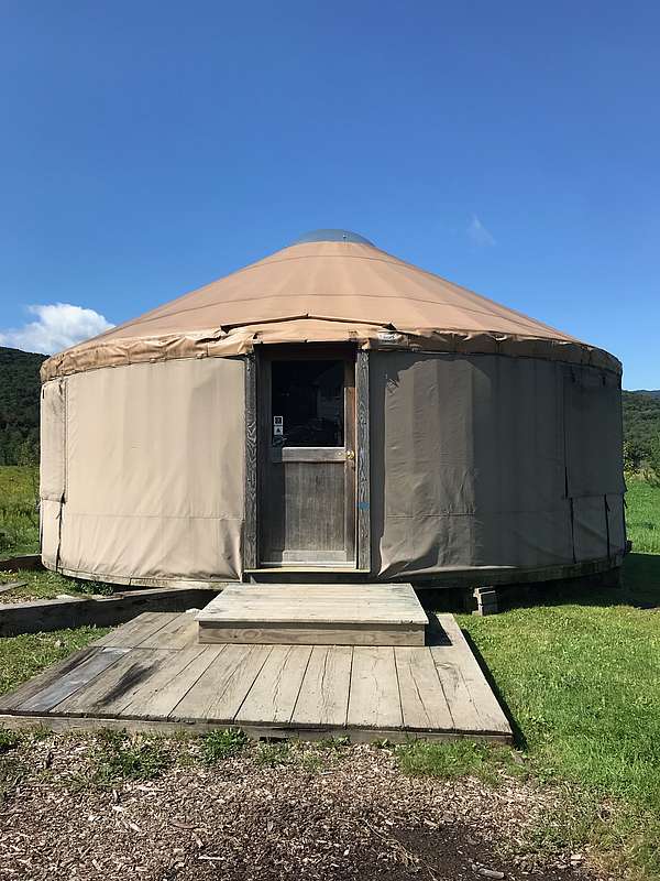 Laraway School yurt.