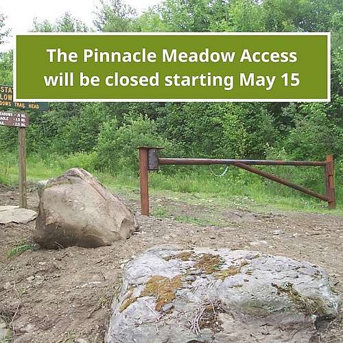 The Pinnacle Meadow Access will be closed starting...
